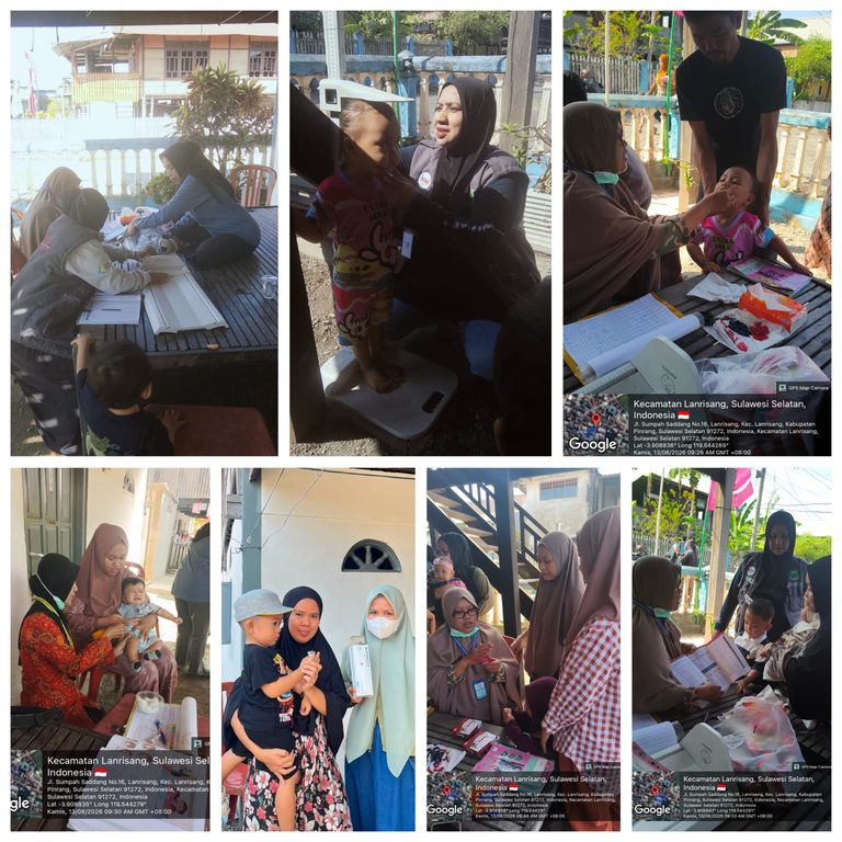 Pelayanan imunisasi, gizi dan pemberian obat cacing di posyandu bandeng