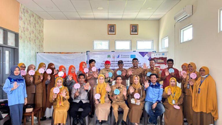 Kepala Desa dan Lintas Sektor Lainnya Komitmen Mendukung Peningkatan Gizi Ibu dan Anak di Lanrisang