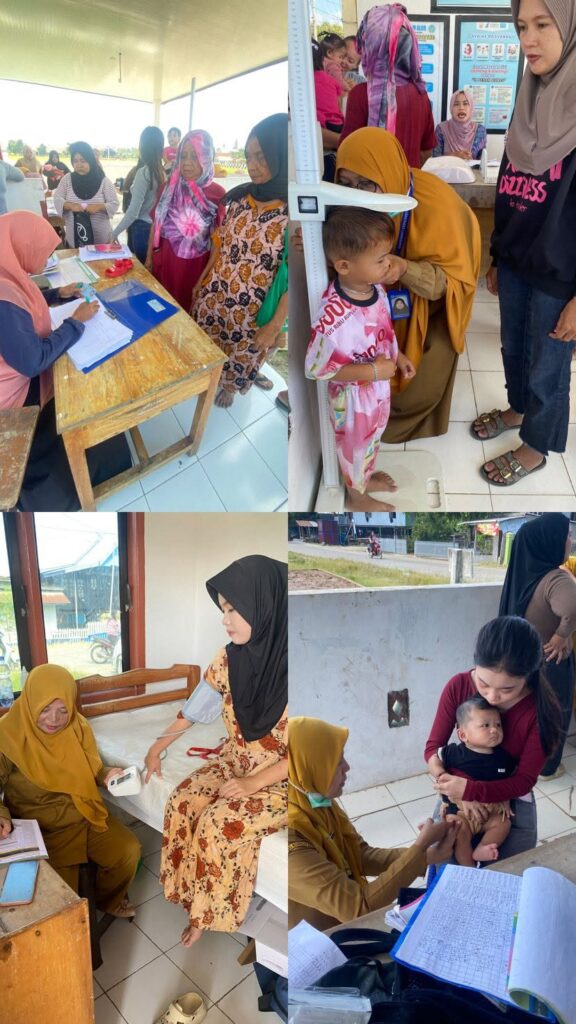 Tim Buser Desa Puskesmas Lanrisang Merikan Pelayanan Kesehatan di posyandu Integrasi Layanan Primer ( ILP ) Posyandu Rajawali Desa Barangpalie