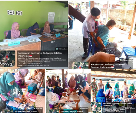 Pelayanan Cek Kesehatan Gratis (CKG ) di Posyandu Integrasi Layanan Primer ( ILP ) di Desa Amasangan