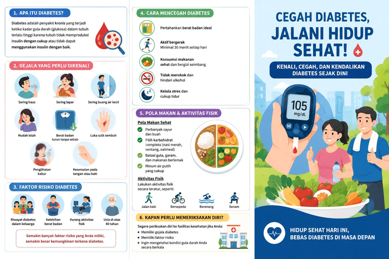 Cegah Diabetes, Jalani Hidup Sehat Sejak Dini