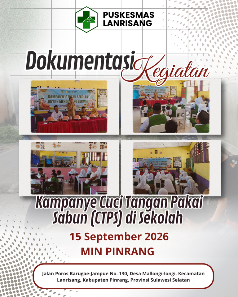 Kampanye Cuci Tangan Pakai Sabun (CTPS) di Sekolah