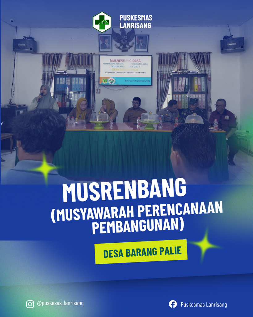 Puskesmas Lanrisang Hadiri Musrenbang Desa Barang Palie