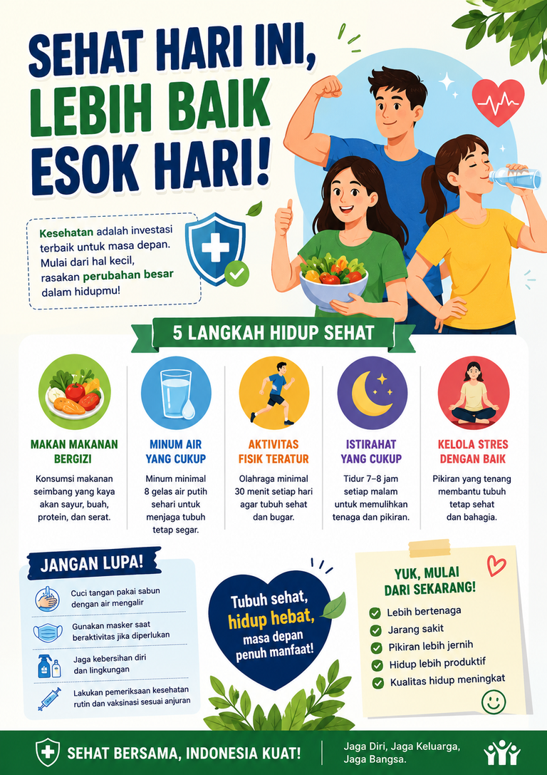 SEHAT HARI INI, LEBIH BAIK ESOK HARI!